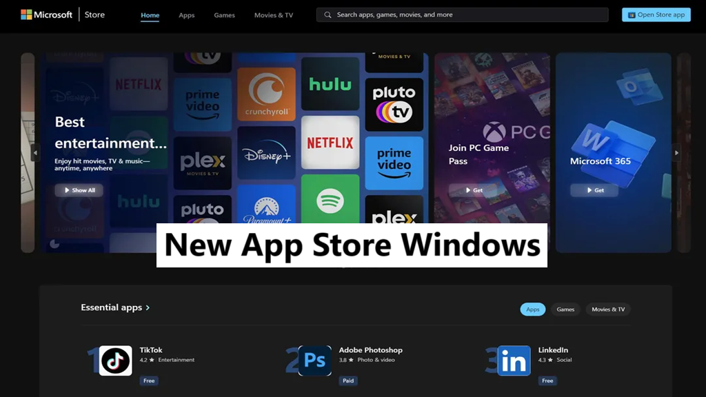 Microsoft Launches New Web-Based Windows App Store